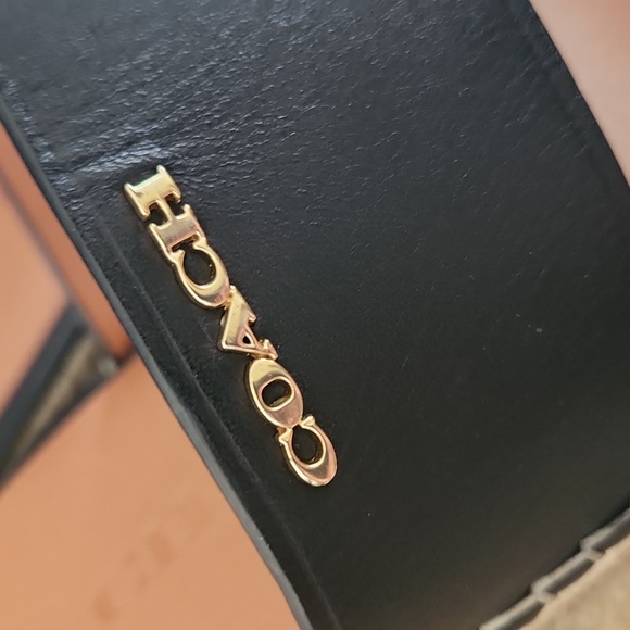 NWT IOB Coach Franca Black Leather Slip-on Espadrilles 🖤💛 - Picture 4 of 16